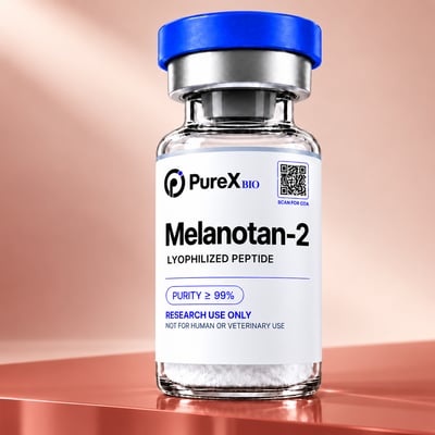 Melanotan-2 10mg research peptide vial