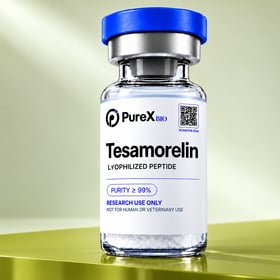 Tesamorelin 10mg research peptide vial