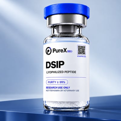 DSIP 5mg research peptide vial