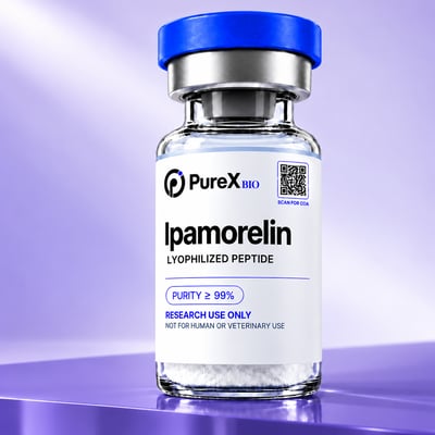 Ipamorelin 10mg research peptide vial