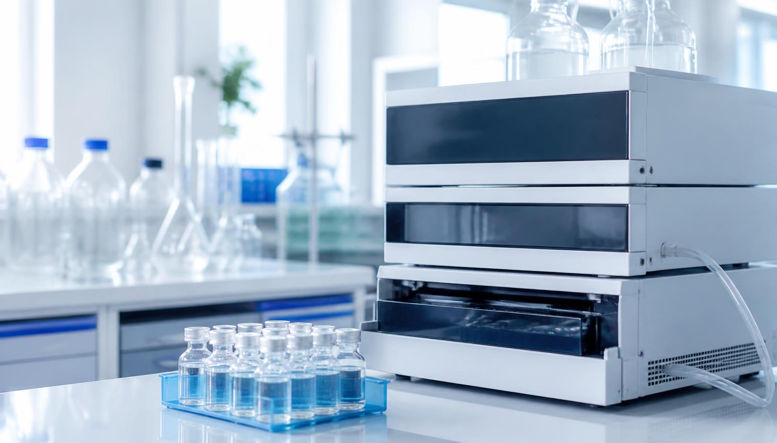 HPLC analytical instrument used for peptide purity testing
